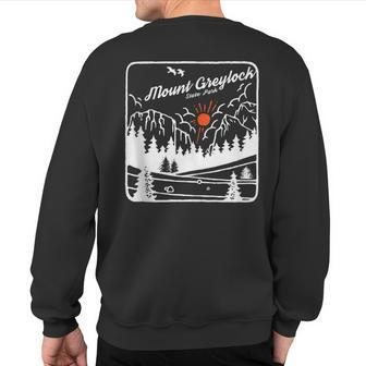 Mount Greylock State Reservation Massachusetts Modern Cool Sweatshirt Back Print | Mazezy