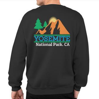 National Park Graphic Yosemite Sweatshirt Back Print | Mazezy