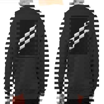 Navy Seaman Apprentice E-2 Military Rank Patch Sweatshirt Back Print | Mazezy