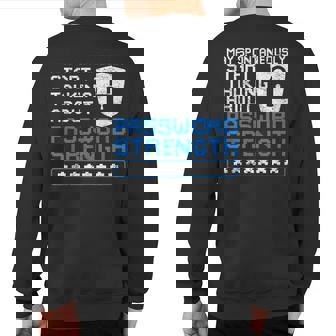 Network Security Specialist & Ethical Hacking Sweatshirt Back Print | Mazezy