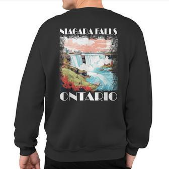 Niagara Falls Ontario Niagara Falls Sweatshirt Back Print | Mazezy