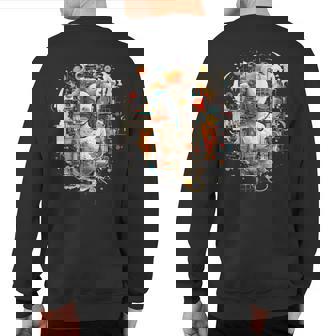 I Have No Idea What This Is Digital Future Prophet Sweatshirt Back Print | Mazezy