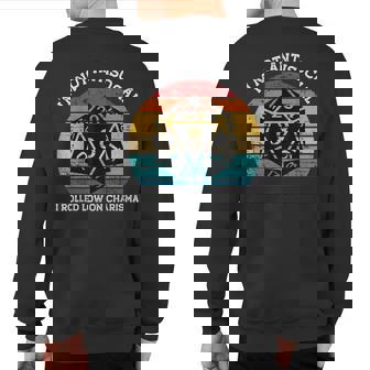 I Am Not Antisocial I Rolled Low On Charisma Vintage Dice Sweatshirt Back Print - Thegiftio UK