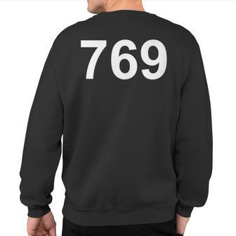 Often Imitated Never Duplicated Area Code 769 Sweatshirt Back Print | Mazezy