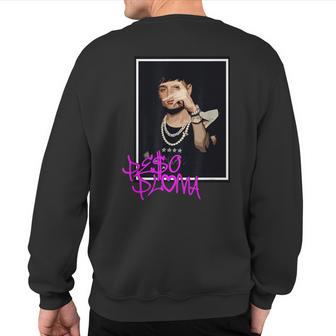 P3s0 Pluma El Feather Weight Corridos Tumbados Doble P Sweatshirt Back Print - Thegiftio UK
