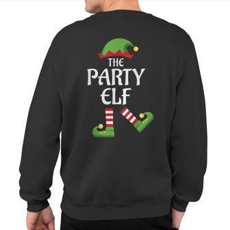Party Elf Family Matching Group Christmas Dancing Sweatshirt Back Print - Seseable