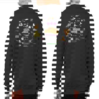 Primates 11 With Kanji Japanese Letters Sweatshirt Back Print | Mazezy