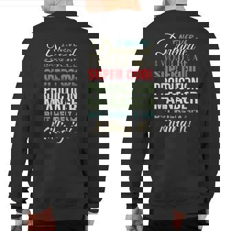 Production Manager Appreciation Sweatshirt Back Print | Mazezy