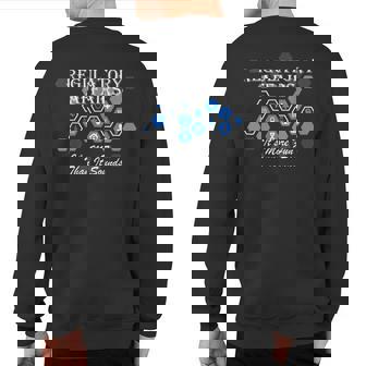 Regulatory Affairs Sweatshirt Back Print | Mazezy