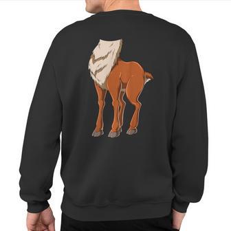 Reindeer Costume Reindeer Body Headless Reindeer Costume Sweatshirt Back Print - Thegiftio UK