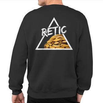 Retic Reticulated Python Snake Keeper Reptile Sweatshirt Back Print | Mazezy