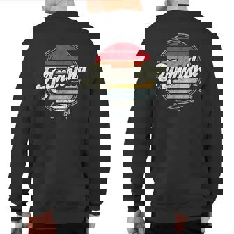 Retro Almartha Home State Cool 70S Style Sunset Sweatshirt Back Print | Mazezy