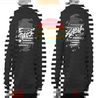Retro Armorel Home State Cool 70S Style Sunset Sweatshirt Back Print | Mazezy