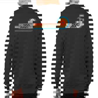 Retro Borger Vintage City Borger Sweatshirt Back Print | Mazezy