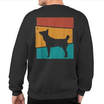 Retro Tahltan Bear Dog Sweatshirt Back Print | Mazezy