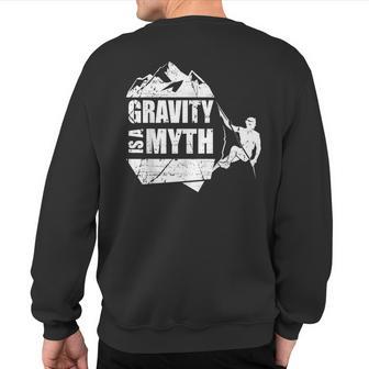 RockClimbersLovers Sweatshirt Back Print | Mazezy
