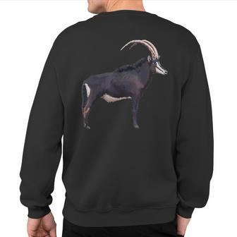 Sable Antelope T Sweatshirt Back Print | Mazezy