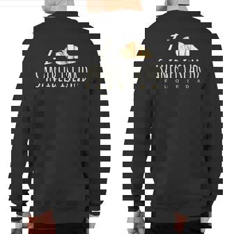 Sanibel Island Seashell Sanibel Florida Sweatshirt Back Print | Mazezy