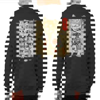 Shiba Yakuza Sweatshirt Back Print | Mazezy