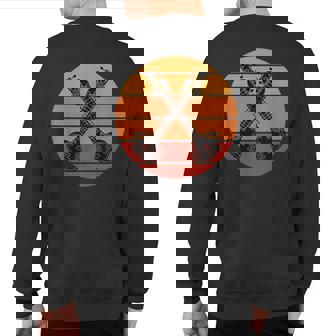 Sitar Instrument Indian Hindustani Music String Instrument Sweatshirt Back Print | Mazezy