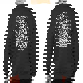 Soggy Beaver Bbq If It's Not All Over Your Face Sweatshirt Back Print | Mazezy