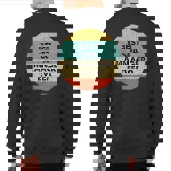 Spa Manager Best Spa Manager Ever Sweatshirt Back Print | Mazezy