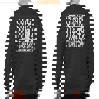 Straight Outta Altamonte Springs Vintage Sweatshirt Back Print | Mazezy