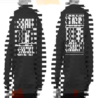 Straight Outta Signal Hill Sweatshirt Back Print | Mazezy