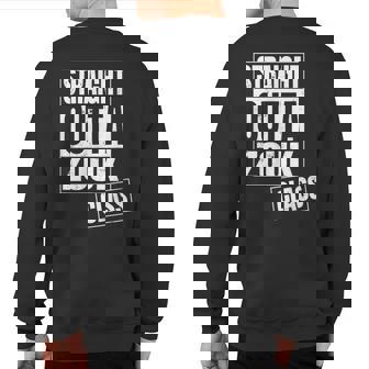Straight Outta Zouk Class Sweatshirt Back Print | Mazezy