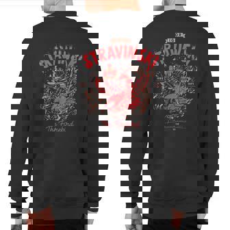 Stravinski Compositor Conductor The Firebird Classic Music Sweatshirt Back Print | Mazezy