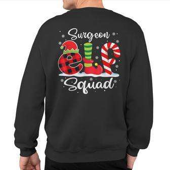 Surgeon Elf Squad Christmas Doctor Matching Sweatshirt Back Print | Mazezy