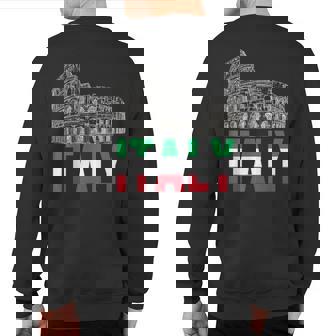 Travel Is My Therapy Enjoy Italy Europe Sightseeing New Sweatshirt Back Print | Mazezy