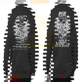 Never Underestimate The Power Of A Man Who Wear T Sweatshirt Back Print | Seseable UK