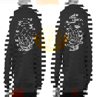 Never Underestimate Someone With Scouting Skills Scout Sweatshirt Back Print | Mazezy