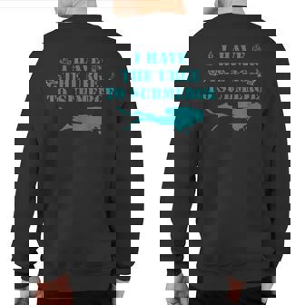 I Have The Urge To Submerge Scuba Diving Sweatshirt Back Print | Mazezy