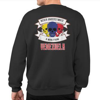 Venezuela Never Underestimate Sweatshirt Back Print - Thegiftio UK