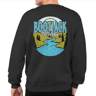 Vintage Bootjack California River Valley Souvenir Print Sweatshirt Back Print | Mazezy