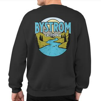 Vintage Bystrom California River Valley Souvenir Print Sweatshirt Back Print | Mazezy