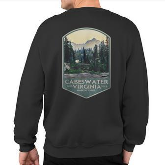 Vintage Cabeswater Forest Henrietta Ravenn Cycle Bookish Sweatshirt Back Print | Mazezy