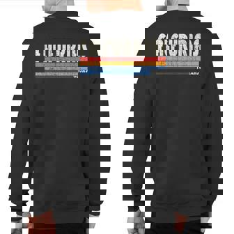 Vintage Retro 70S 80S Style Hometown Of Falfurrias Tx Sweatshirt Back Print | Mazezy