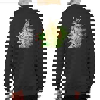 Viscachas South American Rodent Lover Cute Exotic Pet Sweatshirt Back Print | Mazezy