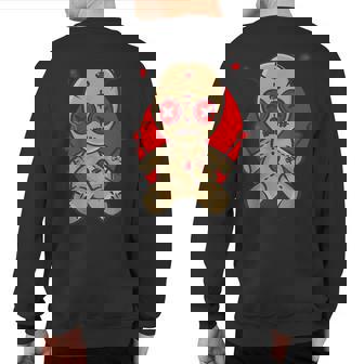 Voodoo-Doll Doll Gothic Witches Sweatshirt Back Print | Mazezy