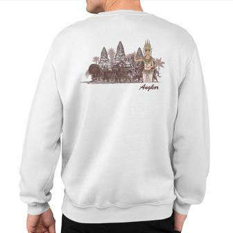 Apsara Angkor Wat Cambodia Sweatshirt Back Print | Mazezy AU