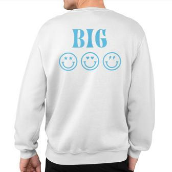 Big Little Sorority Reveal Big Smilies Retro Sweatshirt Back Print - Monsterry AU