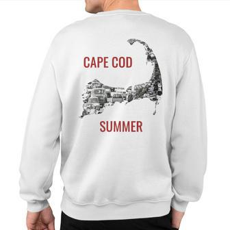 Cape Cod Summer Traffic Sweatshirt Back Print | Mazezy
