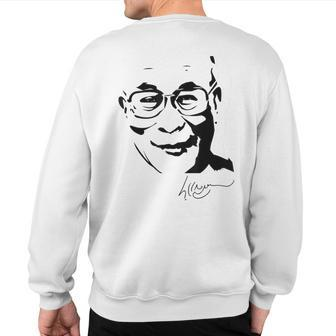 Dalai Lama Free Tibet Sweatshirt Back Print | Mazezy