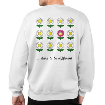 Dare To Be Different T Sweatshirt Back Print | Mazezy