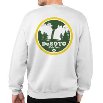 Desoto State Park Fort Payne Alabama Sweatshirt Back Print | Mazezy