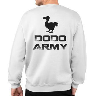 Dodo Army Dodo Sweatshirt Back Print | Mazezy