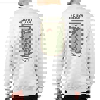 Family Vacation Sequoia National Park Sweatshirt Back Print | Mazezy